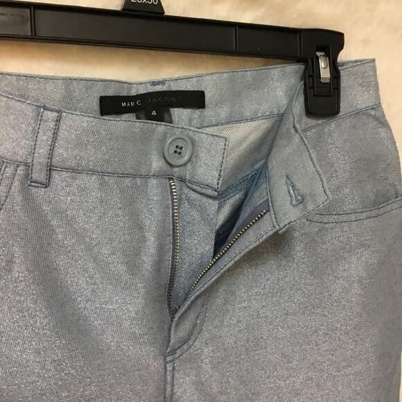 Marc Jacobs Blue Sequined Slim-Fit Jeans - Picture 7 of 10